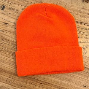 Orange beanie
